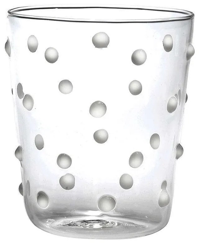 Ποτήρι Νερού Party PY00100 450ml White-Clear Zafferano Γυαλί