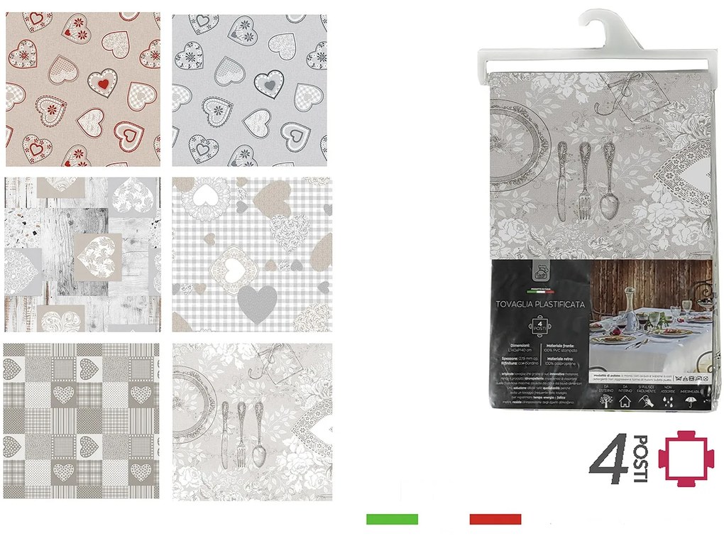 Τραπεζομάντηλο ArteLibre PVC 140x140cm Σε 6 Σχέδια