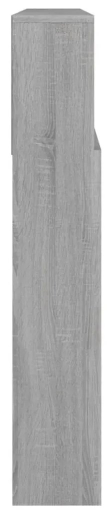 Κεφαλάρι Με Αποθηκευτικό Χώρο Γκρι Sonoma 220x19x103,5 εκ. - Γκρι
