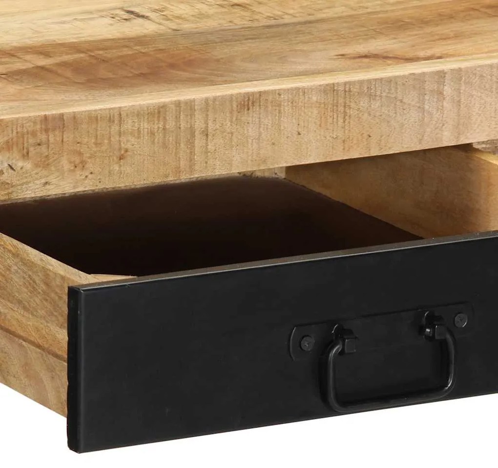 Γραφείο vidaXL 100x50x75 cm Στερεό ακατέργαστο ξύλο Mango
