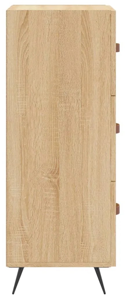 vidaXL Ντουλάπι Sonoma Δρυς 34,5x34x90 εκ. από Επεξεργασμένο Ξύλο