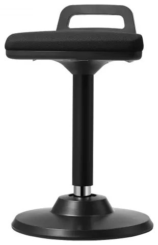 VEVOR Wobble Chair Height-Adjustable (24.6-34.4&quot;) Active Chair with Handle Black