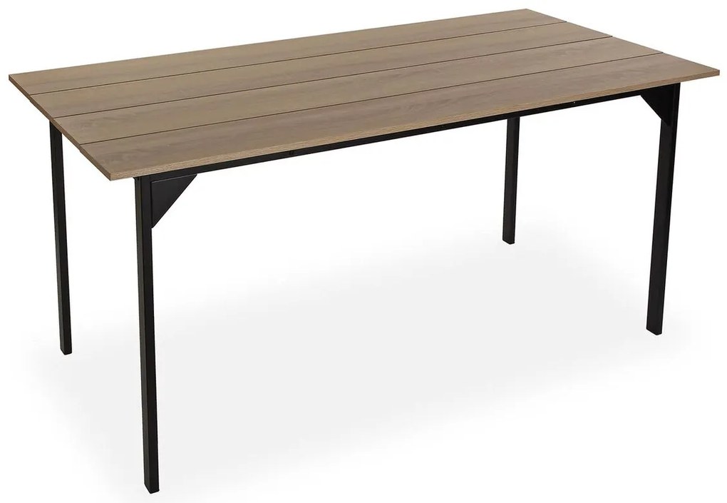 Τραπεζαρία Versa Collins Μέταλλο μελαμίνη Ξύλο MDF 75 x 80 x 164,5 cm