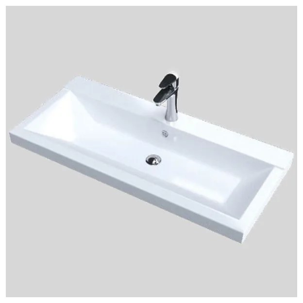 Sanitec NODO Νιπτήρας Μπάνιου 90x40x11cm