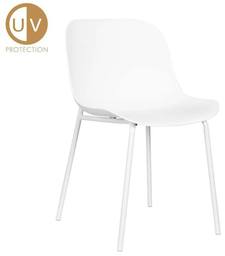 Καρέκλα Ligna 27-0130 55,5x48x80cm White Μέταλλο,Πολυπροπυλένιο