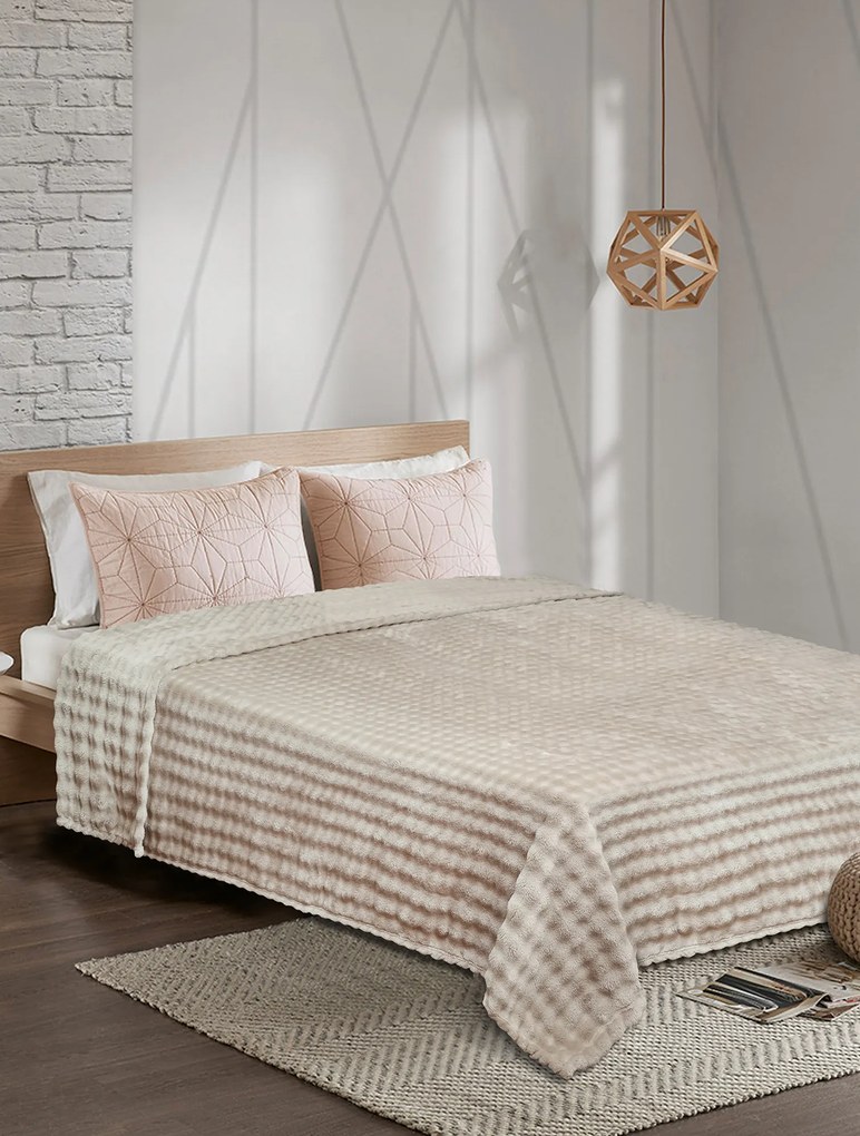 Κουβέρτα Fleece PUFFELLA BROWN Κουβέρτα μονή: 160 x 220 εκ.