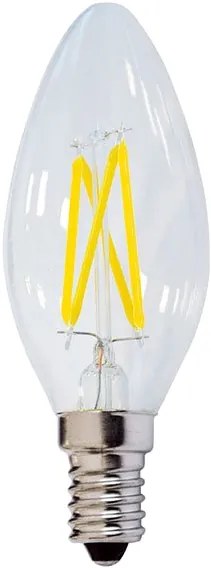 OPTONICA LED λάμπα Candle C35 Filament 1471, 4W, 4500K, E14, 400lm