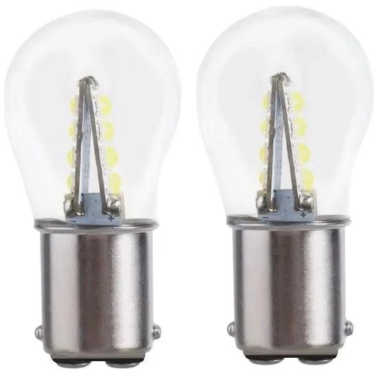 Λαμπτήρες LED διπολικοί S25 - R-DS25D-01AU - 2τεμ
