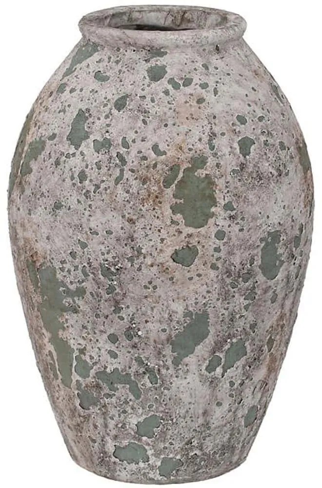 Βάζο 028-125-137 23x23x35cm Multi-Grey Κεραμικό