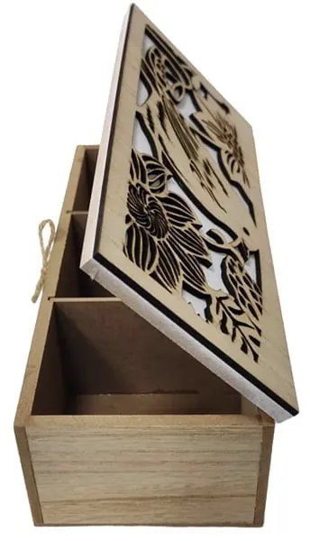 Ξύλινο αποθηκευτικό κουτί M145B - Wooden storage box