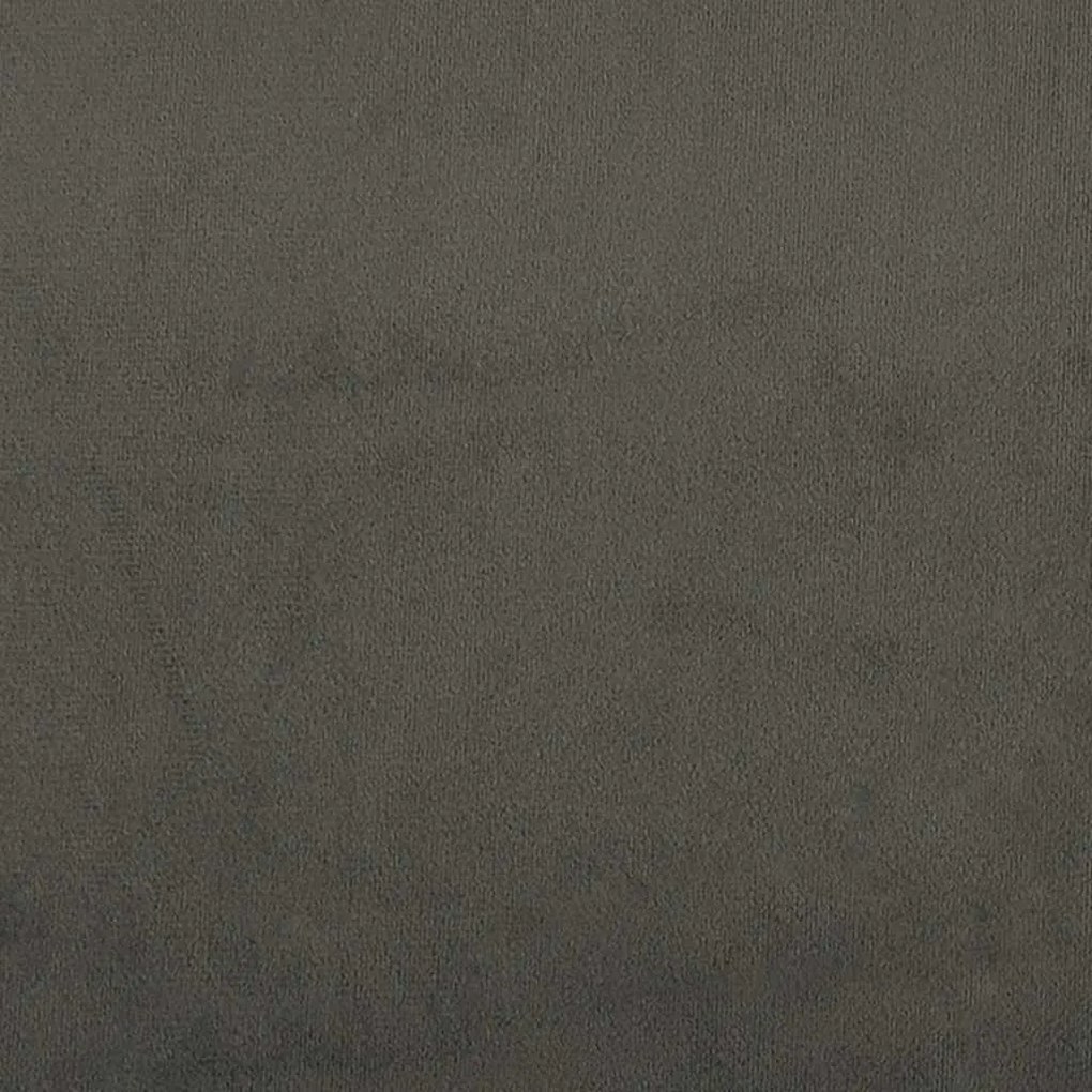 vidaXL Στρώμα με Pocket Springs Σκούρο Γκρι 140x210x20 εκ. Βελούδινο