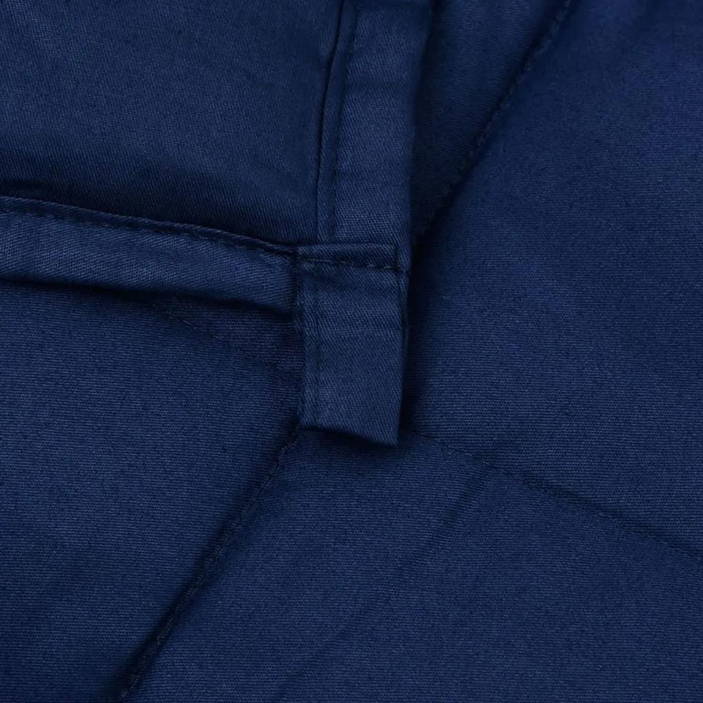 Κουβέρτα Βαρύτητας Μπλε 120 x 180 εκ. 5 κ. Υφασμάτινη - Μπλε