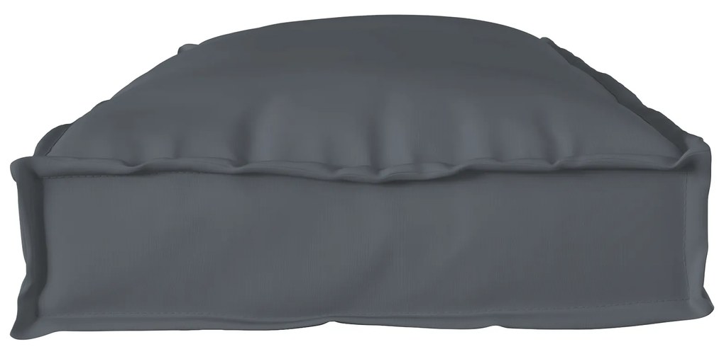 vidaXL Μαξιλάρι Πατάκια για Πάγκο Ανθρακί 100x40x8 εκ Fabric Oxford