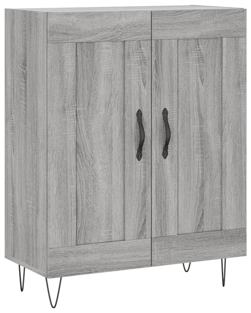 vidaXL Ντουλάπι Γκρι Sonoma 69,5 x 34 x 90 εκ. από Επεξεργασμένο Ξύλο