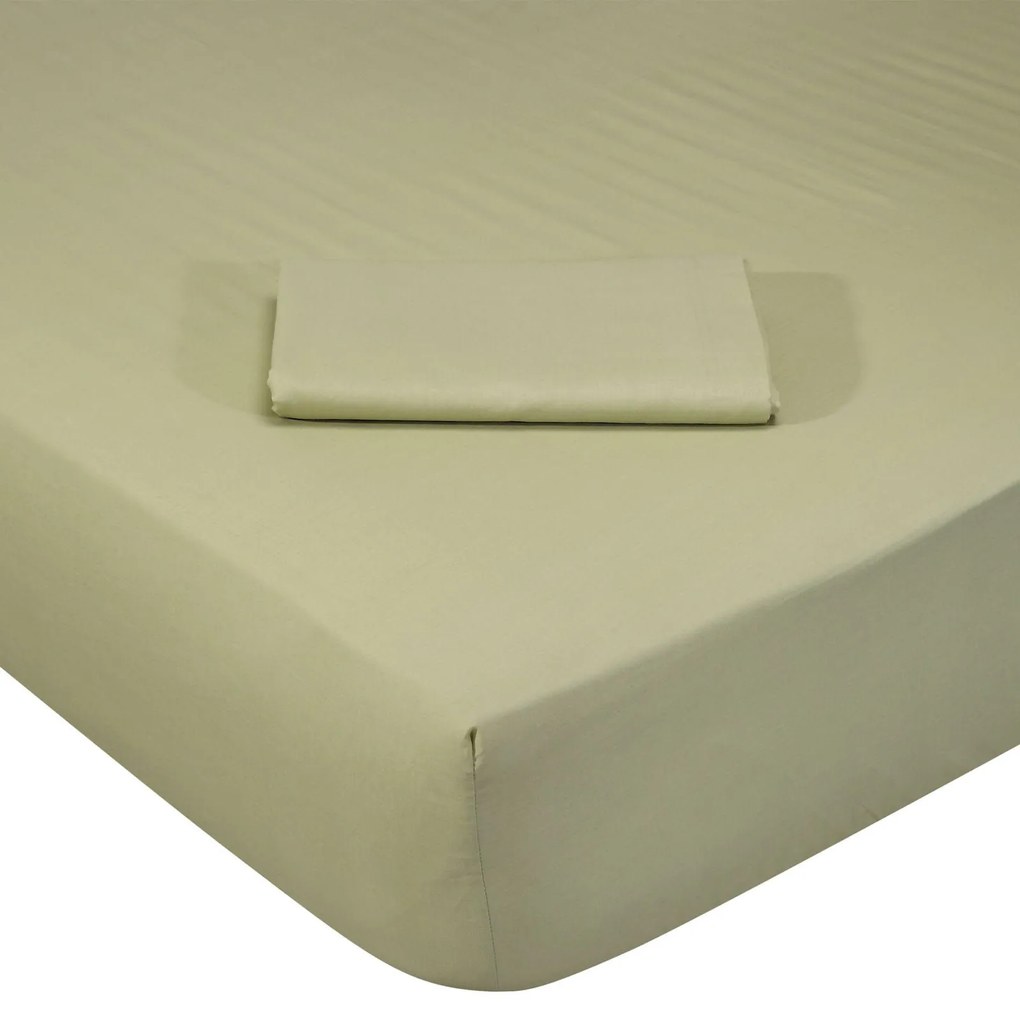 Σεντόνι 1016 Green Das Home Υπέρδιπλo 230x260cm 100% Cotton