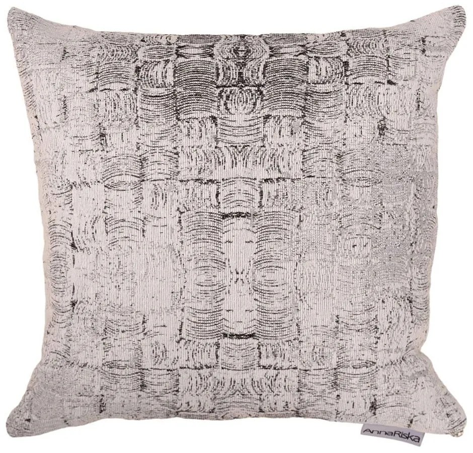 Μαξιλάρι Διακοσμητικό (Με Γέμιση) 1535 Grey Anna Riska 55X55 Jacquard