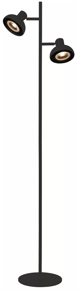 Φωτιστικό Επιδαπέδιο Lucide 30797-02-30 SENSAS Μαύρο Ματ (Black Mat)