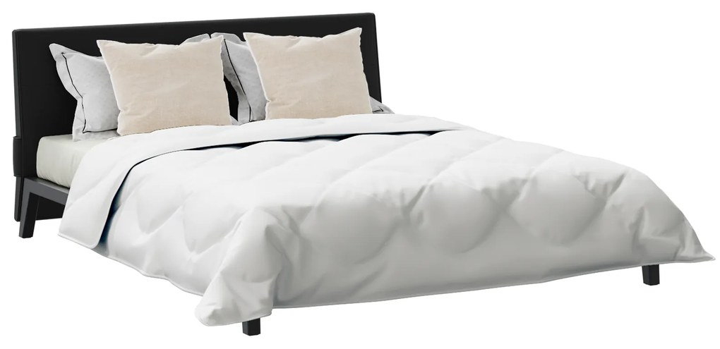vidaXL Πάπλωμα με μαξιλάρι 3 pcs Λευκό 260 x 220 εκ. Μικροΐνες