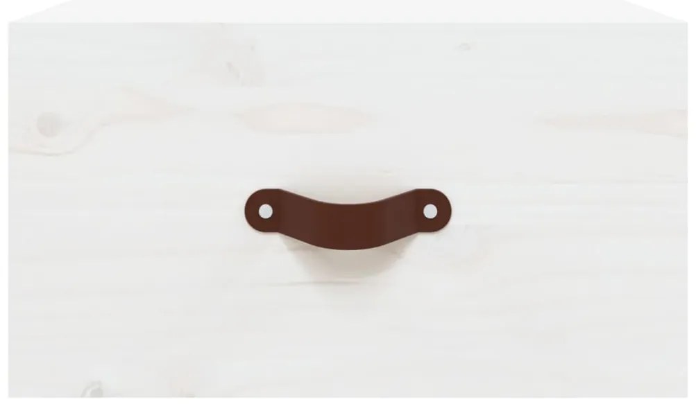 vidaXL Κομοδίνα Επιτοίχια 2 τεμ. Λευκά 40 x 29,5 x 22 εκ.