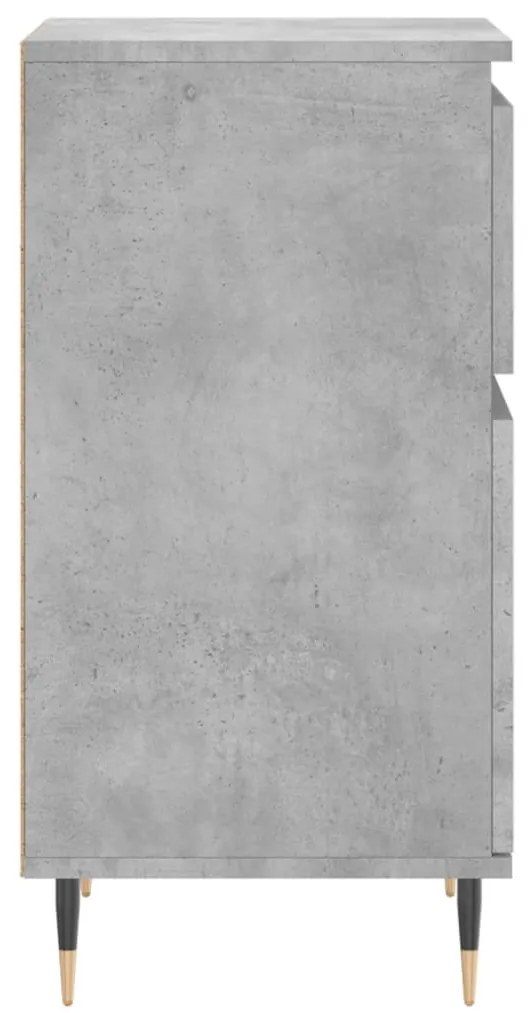 vidaXL Συρταριέρα Γκρι Σκυροδ. 40 x 35 x 70 εκ. από Επεξεργασμένο Ξύλο