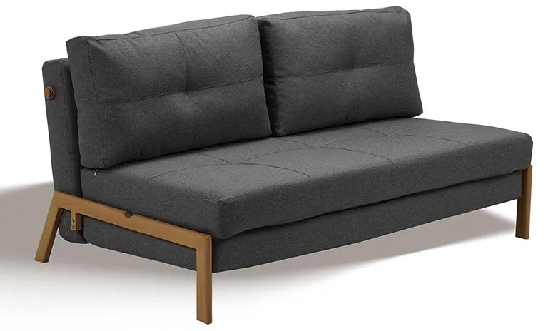 SARA Q GREY ΥΦΑΣΜΑ ΚΑΝΑΠΕΣ/ΚΡΕΒΑΤΙ 152Χ93Χ80εκ. ZITA PLUS 152Χ93Χ38-80εκ. - ΚΡΕΒ.152Χ198Χ36εκ.