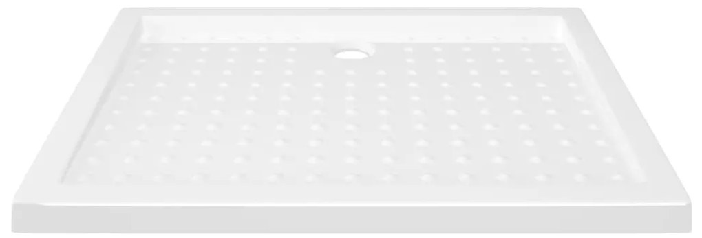 vidaXL Βάση Ντουζιέρας με Σχέδιο Τάπας Λευκή 90 x 70 x 4 εκ. από ABS