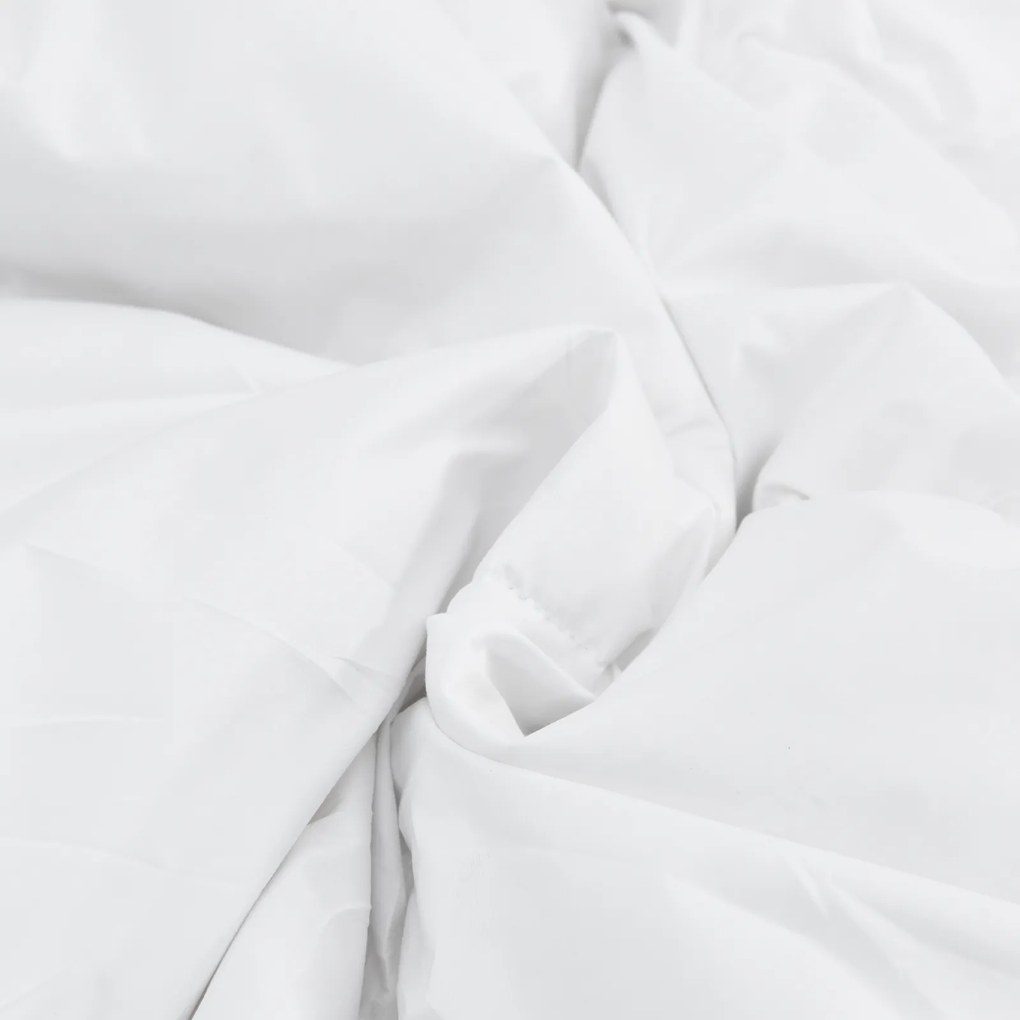 vidaXL Πάπλωμα Άλλο 3 pcs Λευκό 240 x 200 cm Πούπουλο
