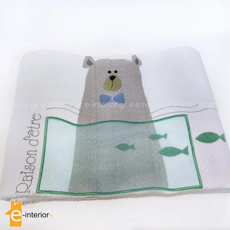 Βρεφική Κουβέρτα Αγκαλιάς Baby Boy Bear 0.80x0.90 108114005