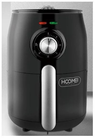 Φριτέζα Αέρος με Αποσπώμενο Κάδο 2lt 1000W Hoomei HM-5355 Μαύρη