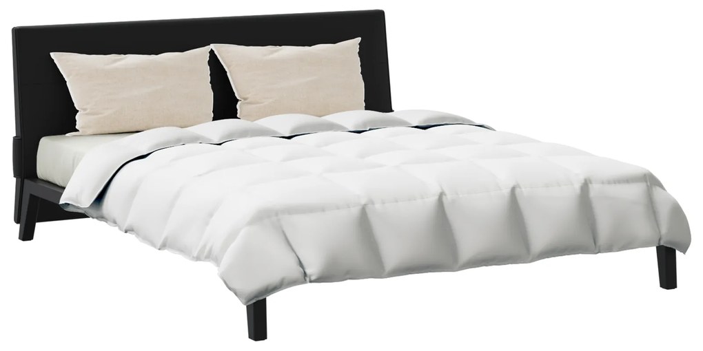 vidaXL Πάπλωμα Άλλο 3 pcs Λευκό 200 x 200 cm Πούπουλο