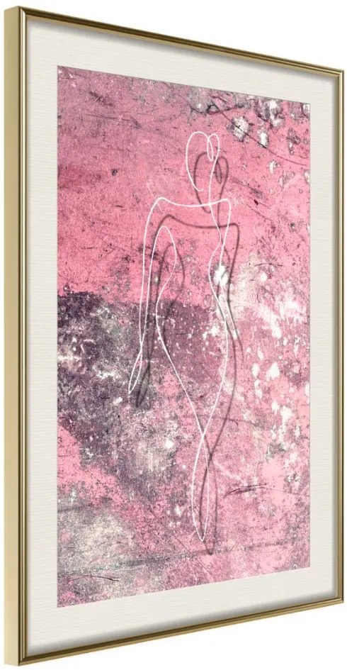 Αφίσα - Essence of Femininity - 40x60 - Χρυσό - Με πασπαρτού