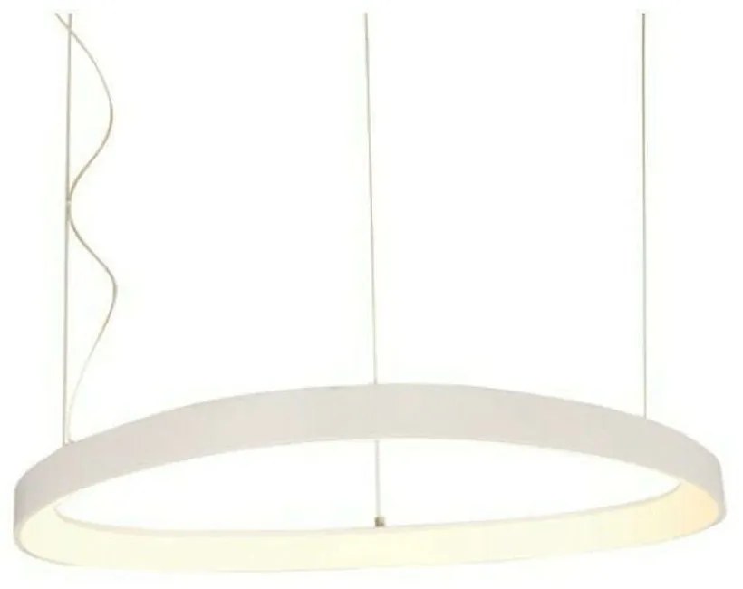 Φωτιστικό Οροφής Harmony BR97LEDP60WH 54W Led Φ60cm 120cm White Aca Aluminium