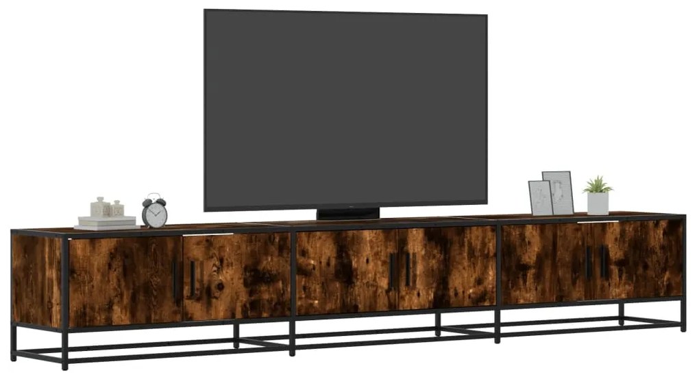 vidaXL Έπιπλο Τηλεόρασης Καπνιστή Δρυς 240x35x41 εκ. Επεξ. Ξύλο