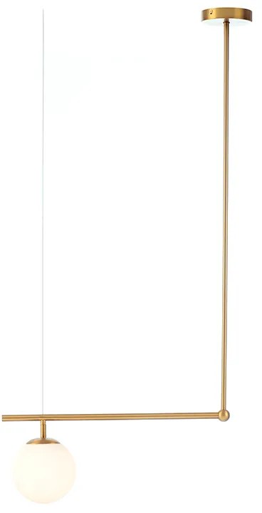 Φωτιστικό Κρεμαστο Aca V360501P THETIS Οξυντέ (Bronzed)