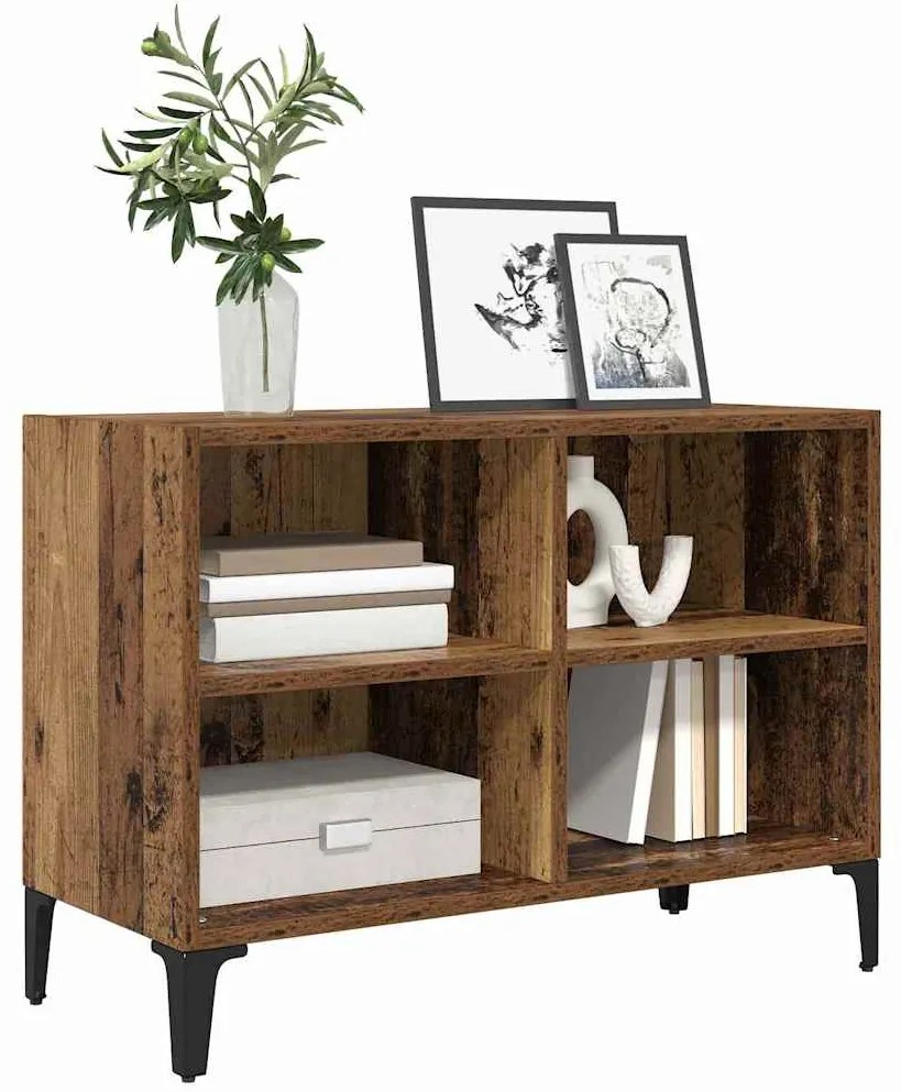 vidaXL Ντουλάπι TV Καφέ 69.5 x 30 x 50 εκ. Επεξεργασμένο ξύλο