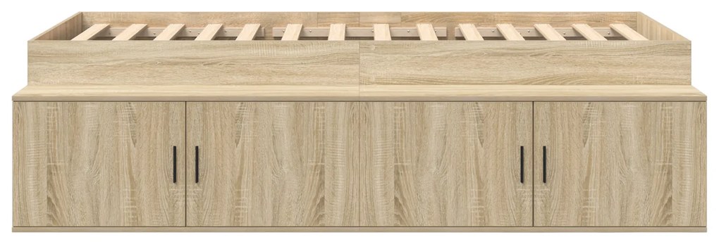 vidaXL Κρεβάτι Αποθήκευσης Sonoma Oak 90x190 εκ.