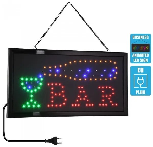 Διακοσμητικό Φωτιστικό Led Πινακίδα Bar 75689 Globostar 75689 Πολύχρωμο