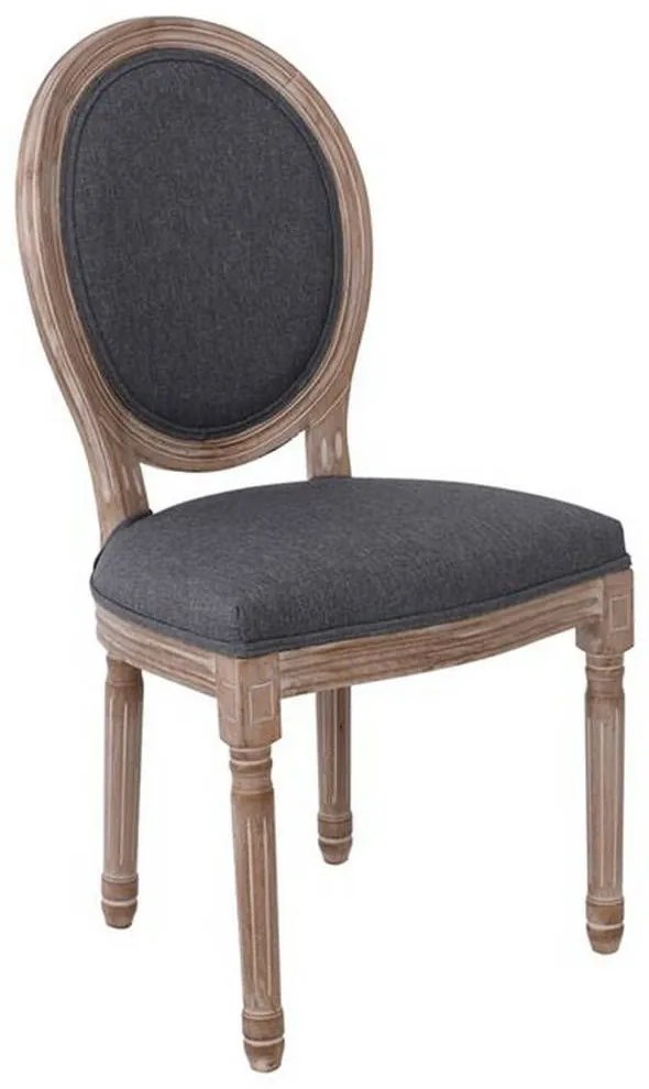 Καρέκλα Jameson Decape/Grey Ε752,2 49x55x95cm Σετ 2τμχ Wood, Fabric