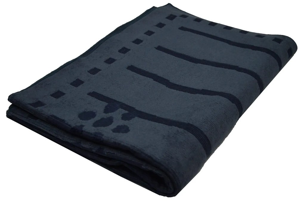 Ριχτάρι Cara 207 Navy Διθέσιο 160x230cm Viscose,Cotton