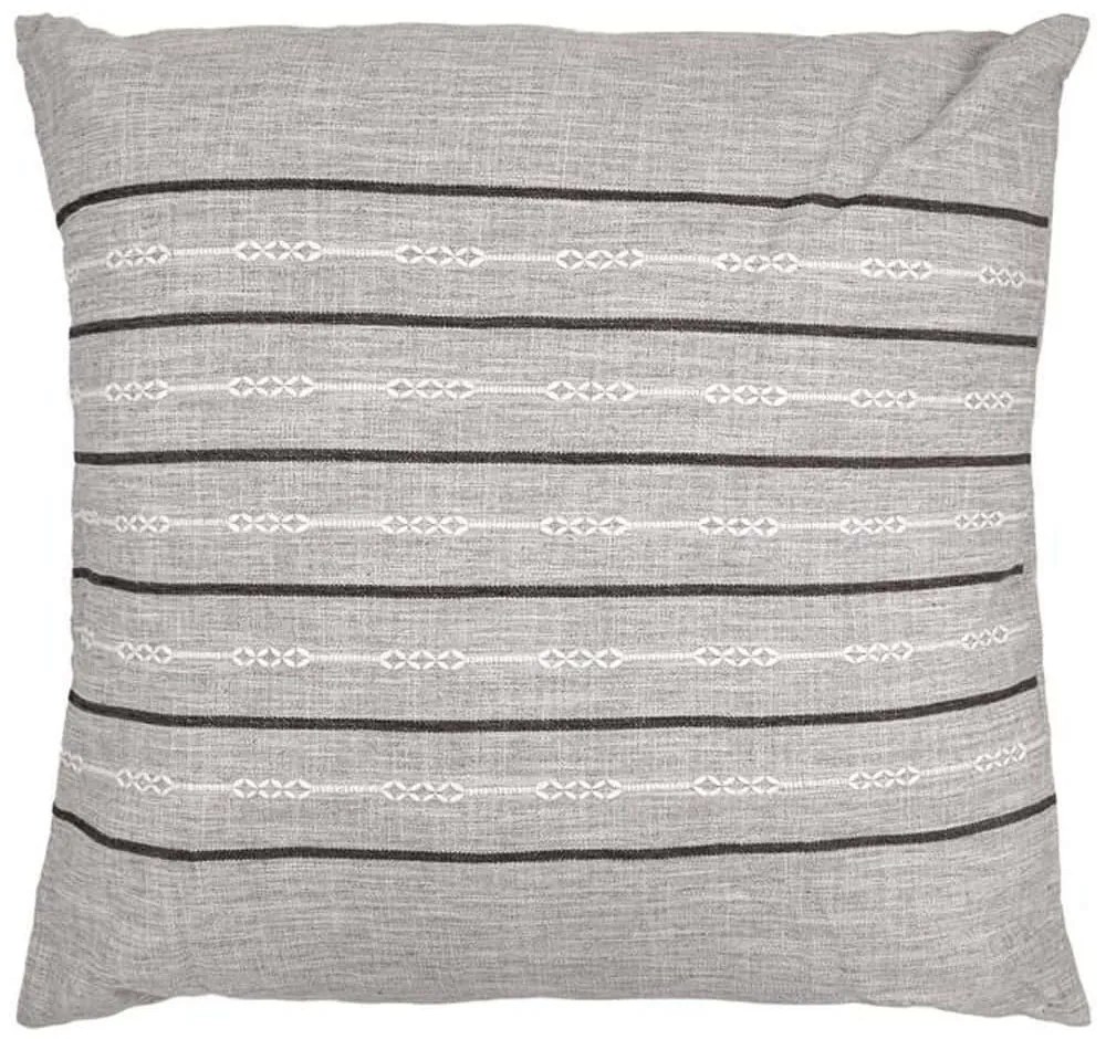 Μαξιλάρι Διακοσμητικό (Με Γέμιση) 374-225-723 Grey 60Χ60 Ύφασμα