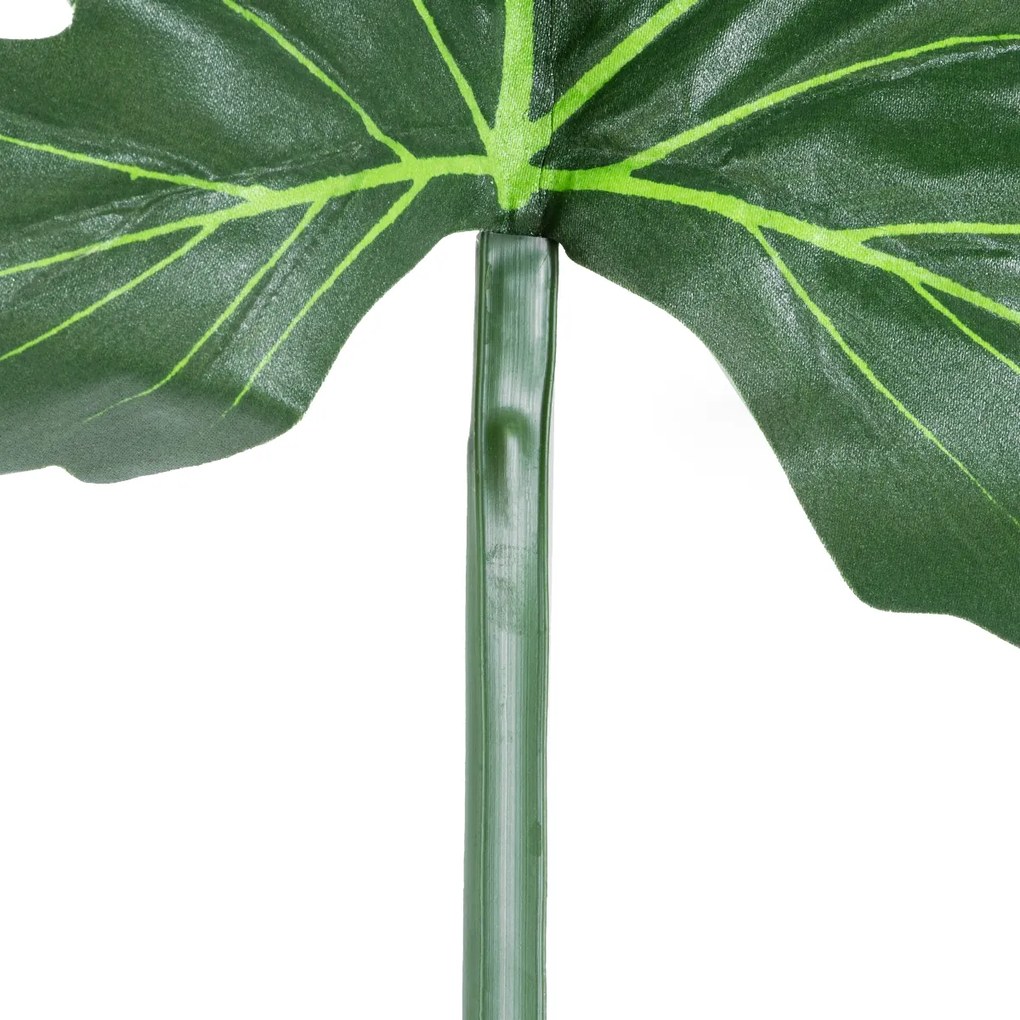 GloboStar® Artificial Garden TARO LEAF 20220 Τεχνητό Διακοσμητικό Φύλο Κολοκασίας Π32 x Υ87cm