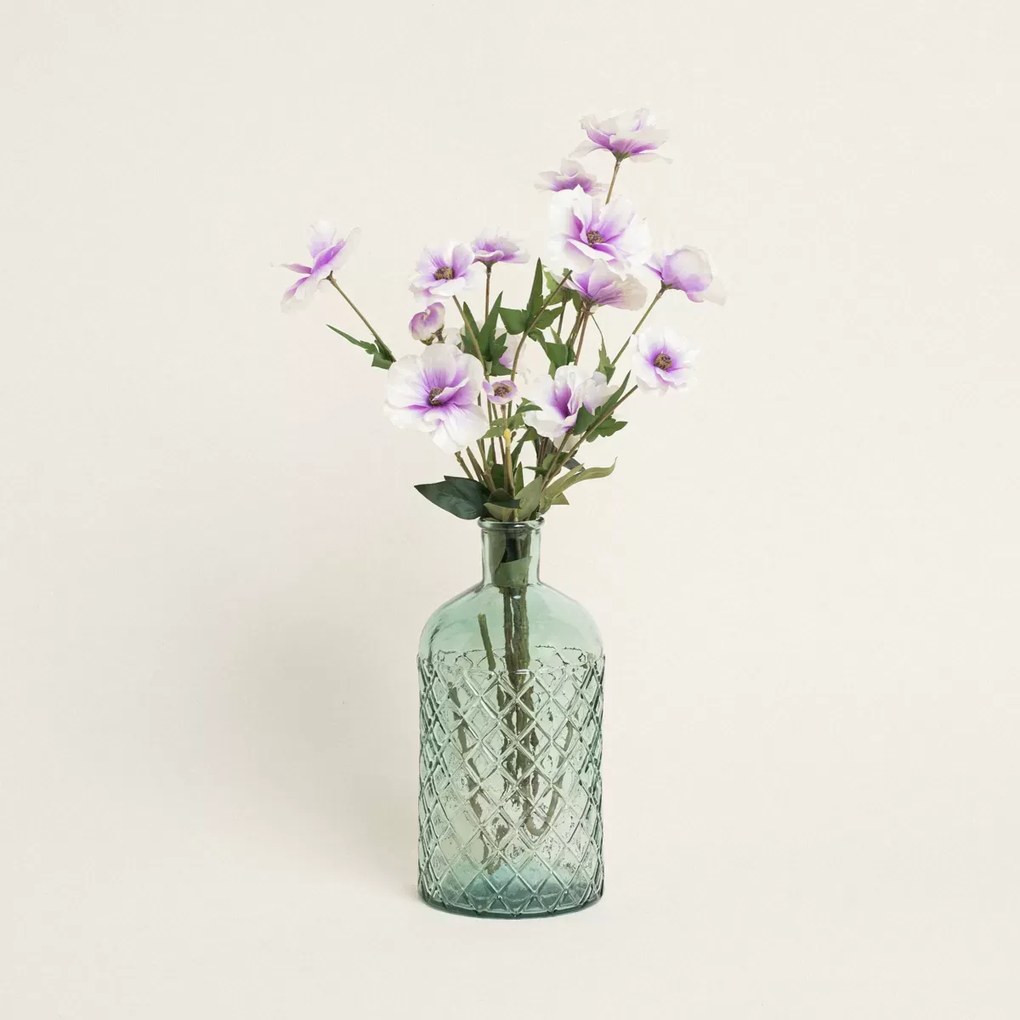 Beauty Home ΒΑΖΟ ΜΕ ΡΟΜΒΟΥΣ 13,5 x 28 cm  Πράσινο