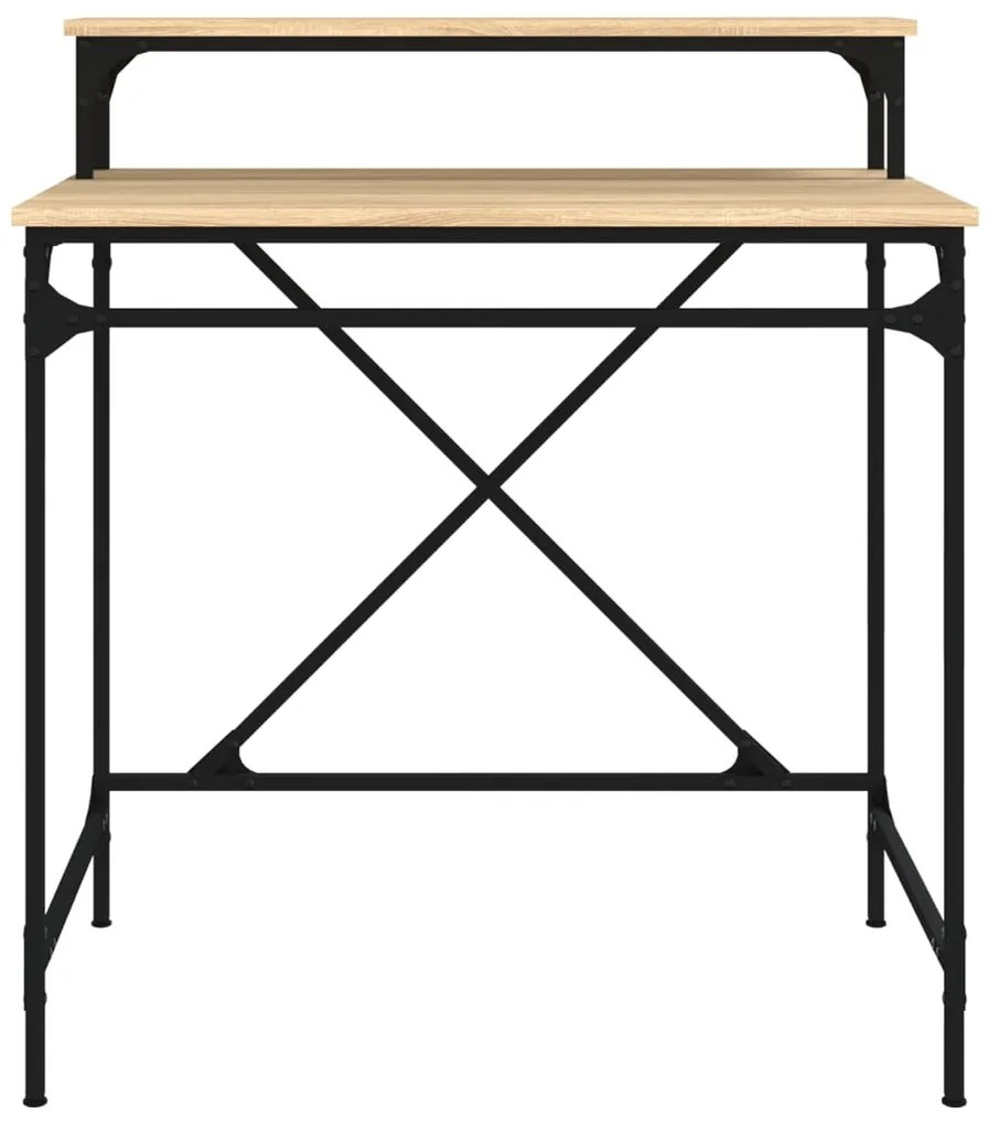 vidaXL Γραφείο Sonoma Δρυς 80x50x90 εκ. από Επεξεργασμένο Ξύλο