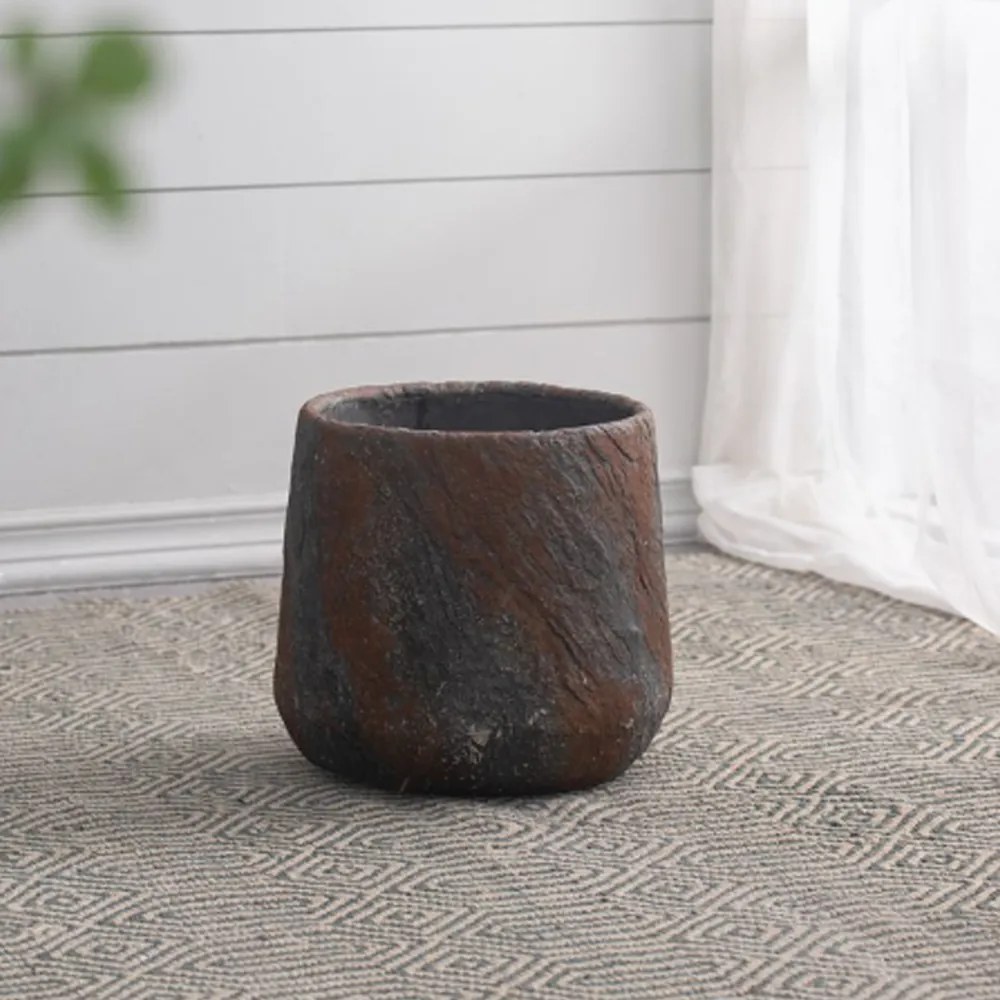 Artekko Planter Κασπώ Τσιμεντένιο Γκρι (32x32x30)cm