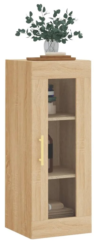 vidaXL Ντουλάπι Τοίχου Sonoma Δρυς 34,5 x 34 x 90 εκ.