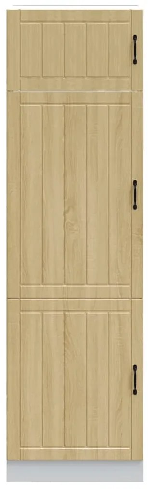 vidaXL Ντουλάπι κουζίνας "Lucca" Sonoma Oak Engineered Wood