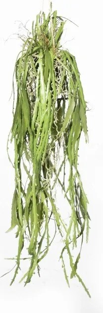 Supergreens Τεχνητή Κρεμαστή Ρίζα/Φωτιστικό Επίφυλλο "Dama Noce" Πράσινη 106 εκ.