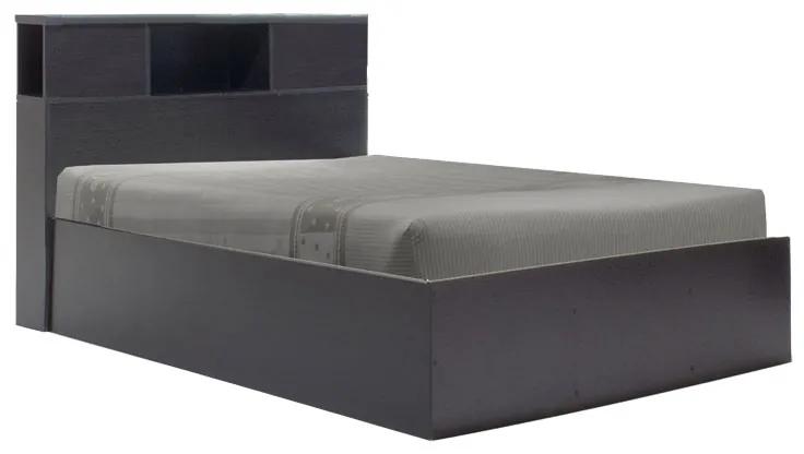 Κρεβάτι μονό OLYMPUS pakoworld σε χρώμα wenge 120x200εκ Model: 123-000205
