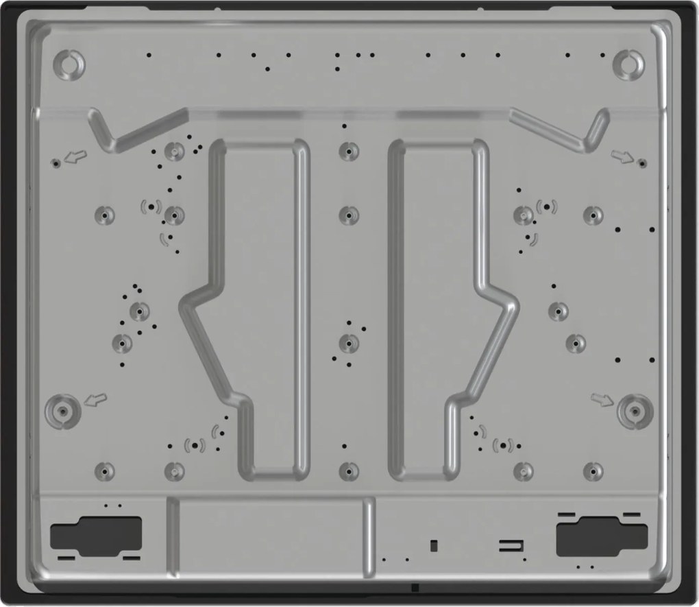 Εστία γκαζιού Gorenje Classico Μαύρη GW642CLB 60x52x13 εκ.