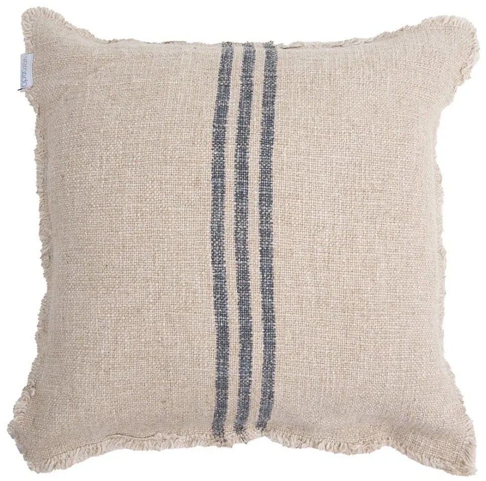 Μαξιλαροθήκη Διακοσμητική 0860001 45x45cm Beige-Grey Soulworks 45X45 Λινό